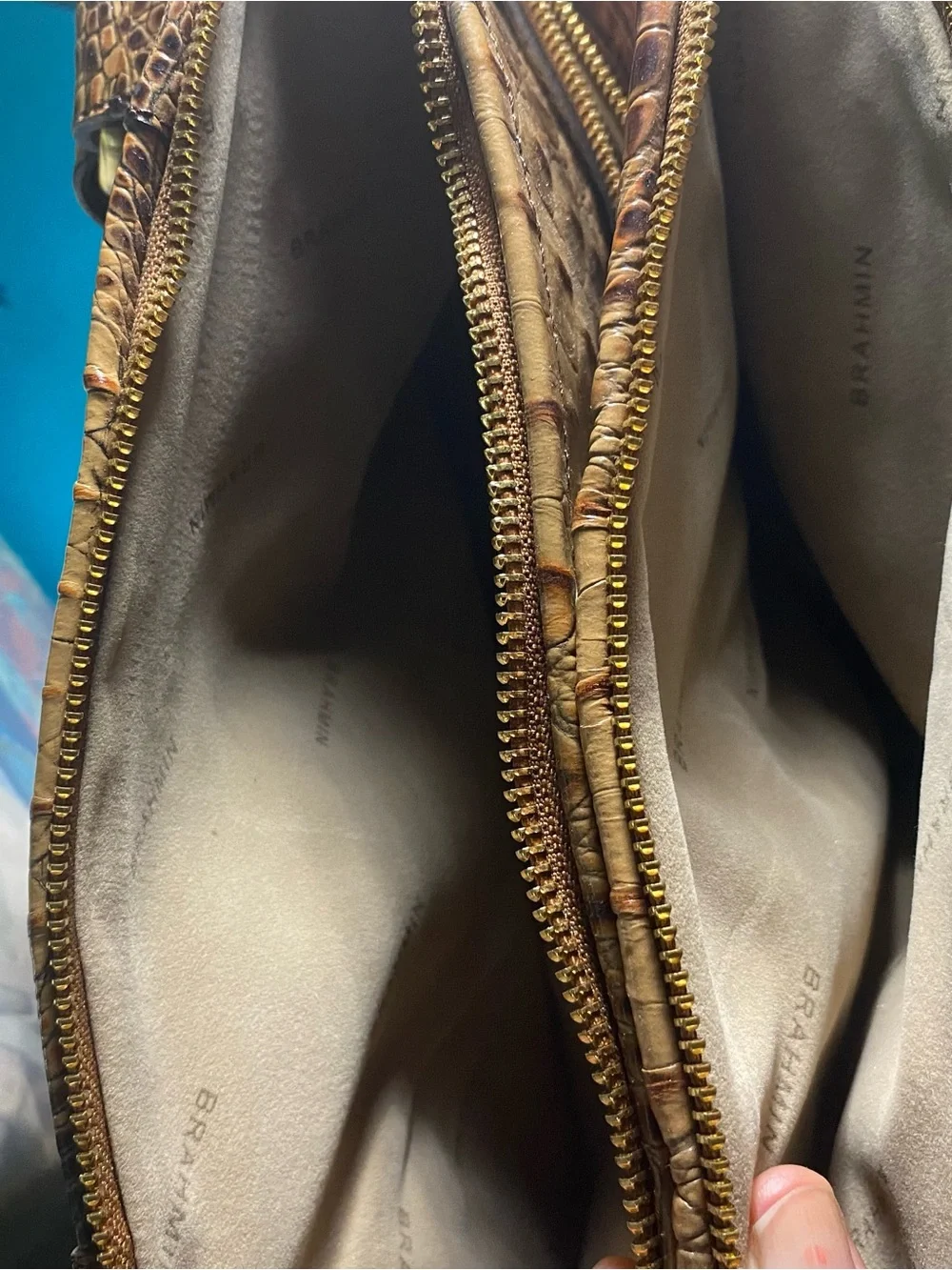 Brahmin structured shoulder